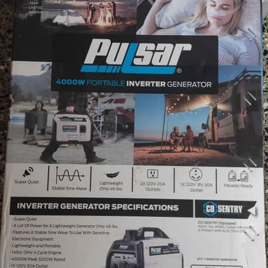 Planta pulsar 4000w INVERTER Dual fuel silenciosa - 3/3