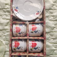 Juego de tazas de café con plato - Img 56691896