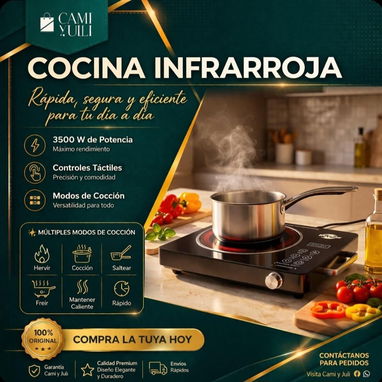 🛍️ Cocina de infrarrojo de 3500 w - 2/2