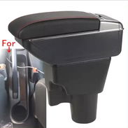 KIA Picanto 2008-2019, organizador de consola central de automóvil, reposabrazos de almacenamiento de doble capa con pue - Img 54635463