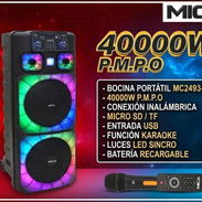 Bocina portátil MICA MC2493-12 (40,000W P.M.P.O) - Img 57524266
