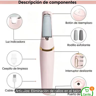 Pulidor de callos recargable - 2/2