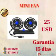 [25] Minifan Doble, Articulados, conexión por USB - Img 53889697
