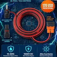 Cables originales de mc4 a xt60i de calibre 10awg solar - Img 55169468