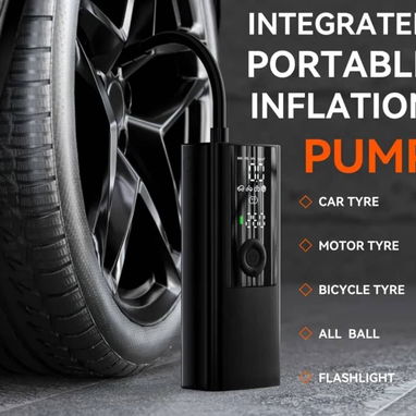 Compresor de aire portátil para carros , motos y bicicletas - Img 117597295
