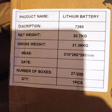 Batería Unizuki 72V 60Ah LiFePO4 SMART BMS Cargador 8A NUEVA EN CAJA TF-> 59030040 - 5/5