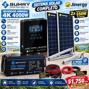 Servicio de instalación . Sistema Solar Completo 4K Sumry con Batería LiFePO4 y Paneles (¡Instalado!) - Img 57848783