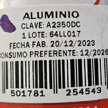 PLATEADO/NIQUELADO. Contenido 400ml. FECHA FAB. 20/12/2023 CONSUMO PREFERENTE: 12/ 2026PLATEADO/ALUMINIO - PINTUR - Img 109611404