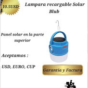Lampara recargable solar - Img 55646297