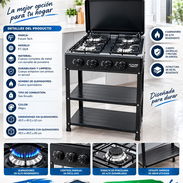 COCINA FUTURE TECH DE 4 QUEMADORES, FACTURA Y GARANTÍA. VARIEDAD DE COCINAS Y ELECTRODOMÉSTICOS IMPORTADOS - Img 57587687