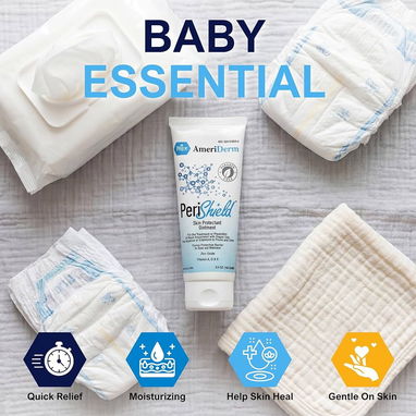 Crema antisarpullido para pañales para bebés y adultos crema hidratante y calmante para el alivio del pañal - Img 116993515