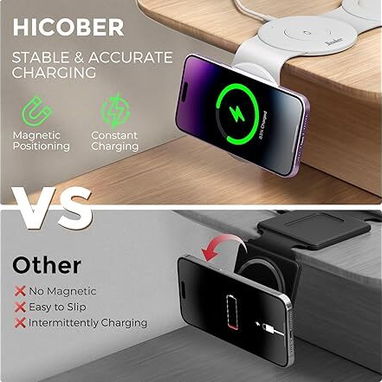 CARGADOR INALÁMBRICO 3 EN 1 MAGNÉTICO PLEGABLE PARA IPHONE APPLE WATCH AIRPODS ENVÍO DISPONIBLE + GARANTÍA - Img 124127026