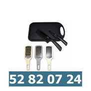 SET DE COCINA MULTIFUNCIONAL DE TABLA + CUCHILLO + RALLADORES VPT-0314 - Img 55886551