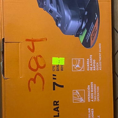 ESMERILADORA ANGULAR, 2200W de potencia, 16.5A motor, mago giratorio de 7 posiciones, mango auxiliar de tres posiciones, - Img 119557177