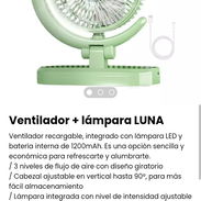 Ventilador + lámpara LUNA. Nuevo - Img 51792032