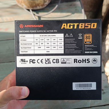 GANGA NUEVA!!!Fuente de poder 850W full modular CERTIFICADA 80PLUS ORO 80 USD - Img 127658107