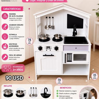 Sillitas, cocinitas, set gigante maquillaje para niñas y más - 8/10