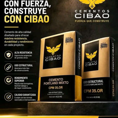 Cemento importado P350 42.5kg - 5/7