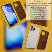 IPhone 13pro Max con 99% de batería la original para venta o cambio solo iPhone menos y vuelto o Samsung 23 ultra y vuel - Img 56526943