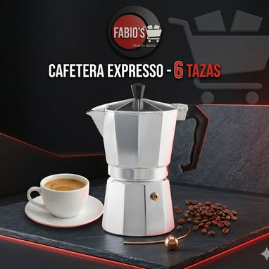 Nueva oferta!! CAFETERA DE 6 Tazas, sirve para cocina de inducción también - Img 122199086