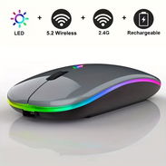 Mouse inalámbrico recargable con Luces LED - Img 57549627