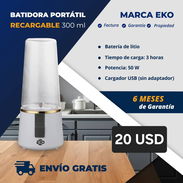 Batidora portátil Recargable - Img 56161878