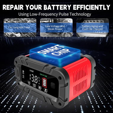 Cargador de Batería E-FAST 0-20A 12/24V LiFePO4 Plomo Ácido Cargador de Batería Automático Inteligente - 5/9