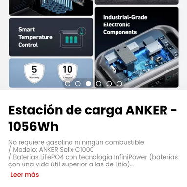 Estación de carga ANKER - 1056Wh. / Modelo: ANKER Solix C1000 - Img 114848275