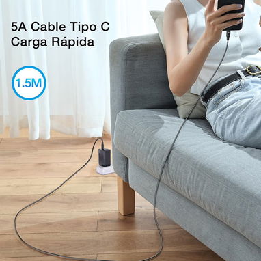 Cargador 1Hora 65w con cable - 7/7