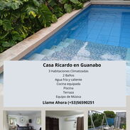 ⭐ Renta casa en Guanabo con piscina de 3 habitaciones,2 baños, terraza, cocina, equipo de música - Img 45155051