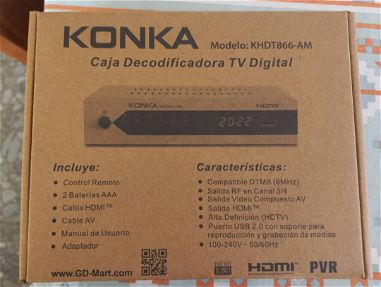 Caja de televisor decodificadora Konka nueva en caja Full HD cajita de televisor. - Img 66855709