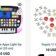 Vtech little apps ligth UP tablet 23 cm yanquis 11pcs sun squad inflatable sun squad silicone buket - Img 58351281