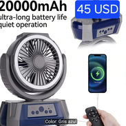 Ventilador recargable 20000 mAh - Img 56270574