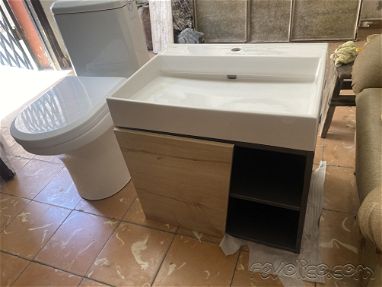 Juego de baño monolítico con mueble de encimera , transporte y garantía - Img main-image-45785846