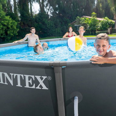 Piscina elevada Ultra XTR® Frame con bomba de filtro de arena – 24′ x 52″ - 6/10