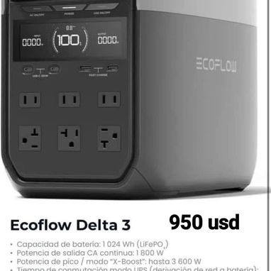 ECOFLOWS DIFERENTES MODELOS A BUEN PRECIO - 3/4