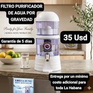 FILTRO PURIFICADOR DE AGUA POR GRAVEDAD, Garantía de 5 días, entrega por un mínimo costo adicional para toda La Habana - Img 55502337
