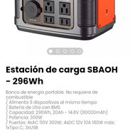 Estación de carga SBAOH - 296Wh. / Batería de Litio con BMS. Nueva en caja - Img 54003025