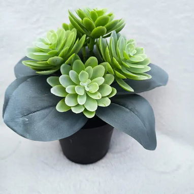 Maceta con planta artificial - 3/7