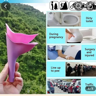 Orinal portátil para mujeres con su estuche - Img 101198502