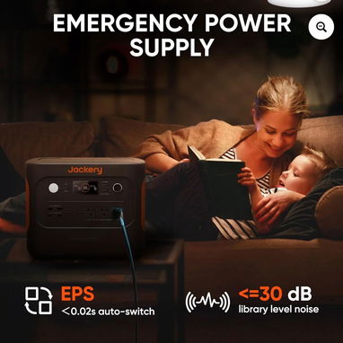 Jackery Explorer 1000 Plus Estación de Energía Portátil, Generador Solar de 1264Wh - 5/8