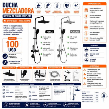 🚿✨ DUCHA MEZCLADORA GRIMAX 100$ - 2/2