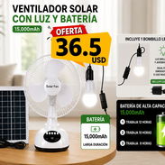 VENTILADOR RECARGABLE DE MESA - Img 55775746
