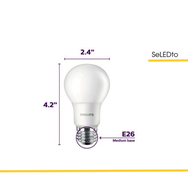 ➡️💡Bombillos LED Philips A19, 9w (60w). Telefono---56926848 - Img 115478696