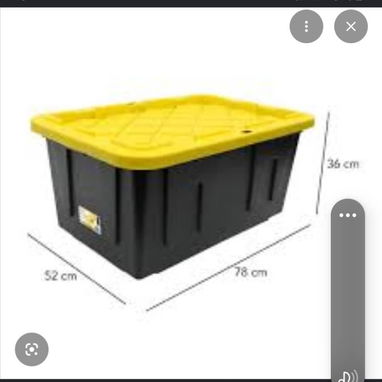 Cajas plásticas grandes HDX 102 Libras - 2/2