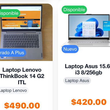 📲52774129 Buen precio Laptops en Ventas + de 20 modelos de laptops nuevas ,selladas y otras de poco uso con garantia, - Img 123167860