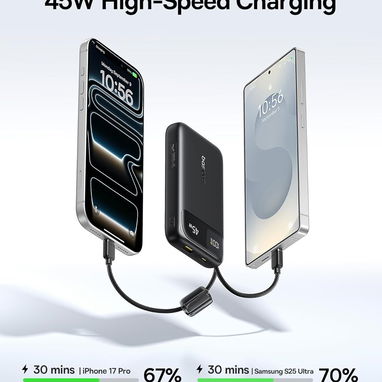 🔋 POWER BANK BASEUS ENERFILL FC11 20000MAH 45W 2 CABLES USB-C – ENVÍO DISPONIBLE + GARANTÍA - 3/8
