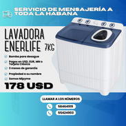 🫧 LAVADORA SEMIAUTOMÁTICA ✅ ENERLIFE DE 7 KG 💲178 USD - Img 54096868
