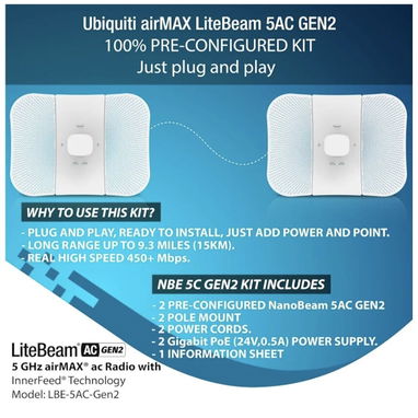 Litebeam 5ac gen2 internacional sellado en caja con su poe y garantia somos tienda fisica vedado 54741004 - Img 102934752