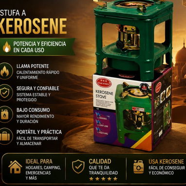 No dependas del apagon para cocinar Fogon de gas Marca Eko y Fogon de petroleo - 2/2